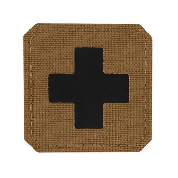 M-TAC®: Medic Cross Patch - Laser Cut coyote/schwarz